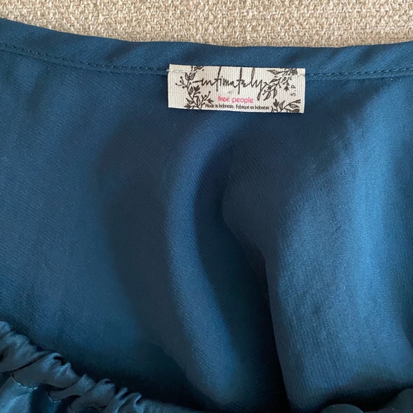 Free people Jewel Tone Teal Cami - Picture 5 of 6